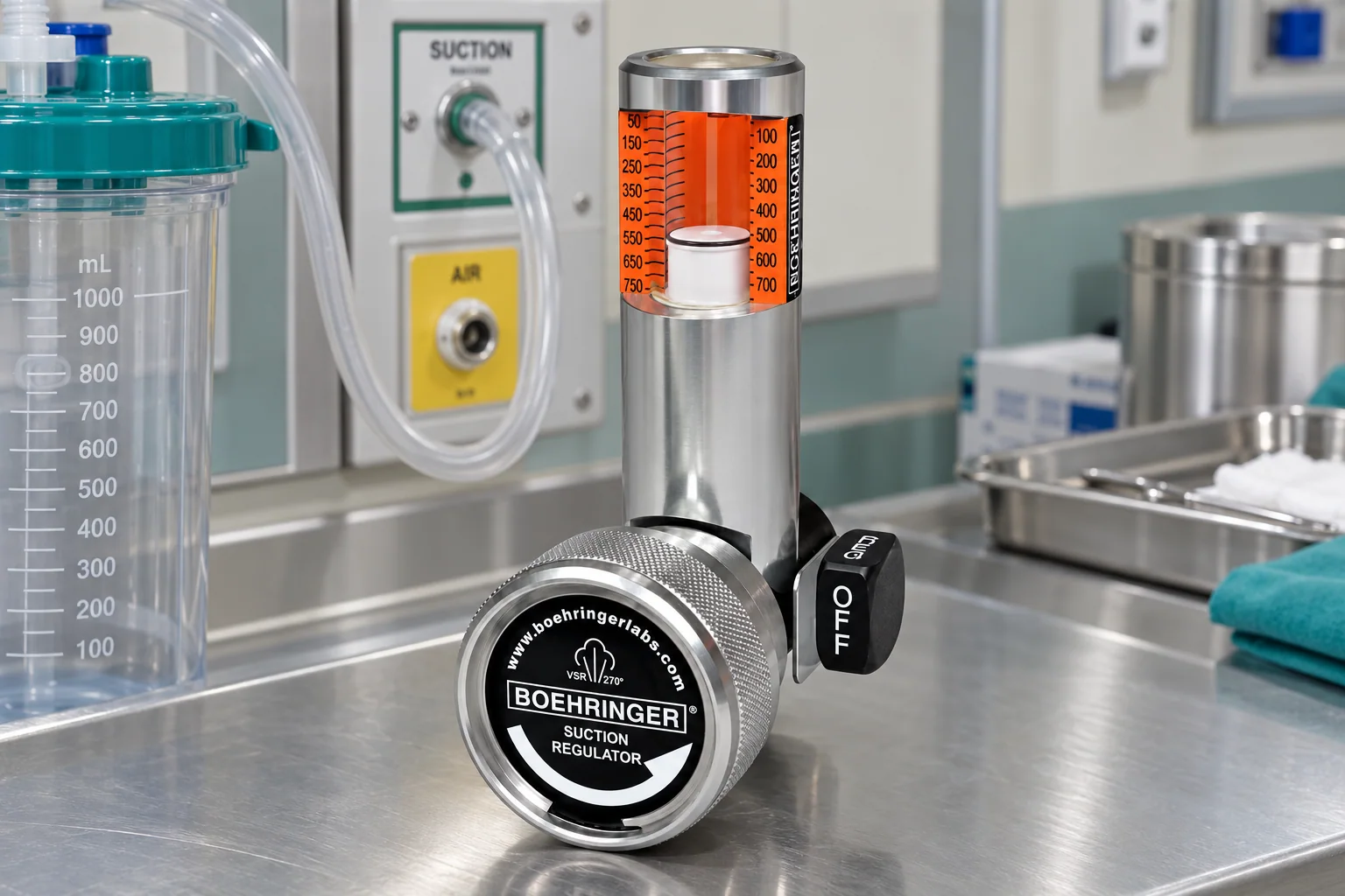Boehringer Laboratories — 3840 operating-room suction regulator