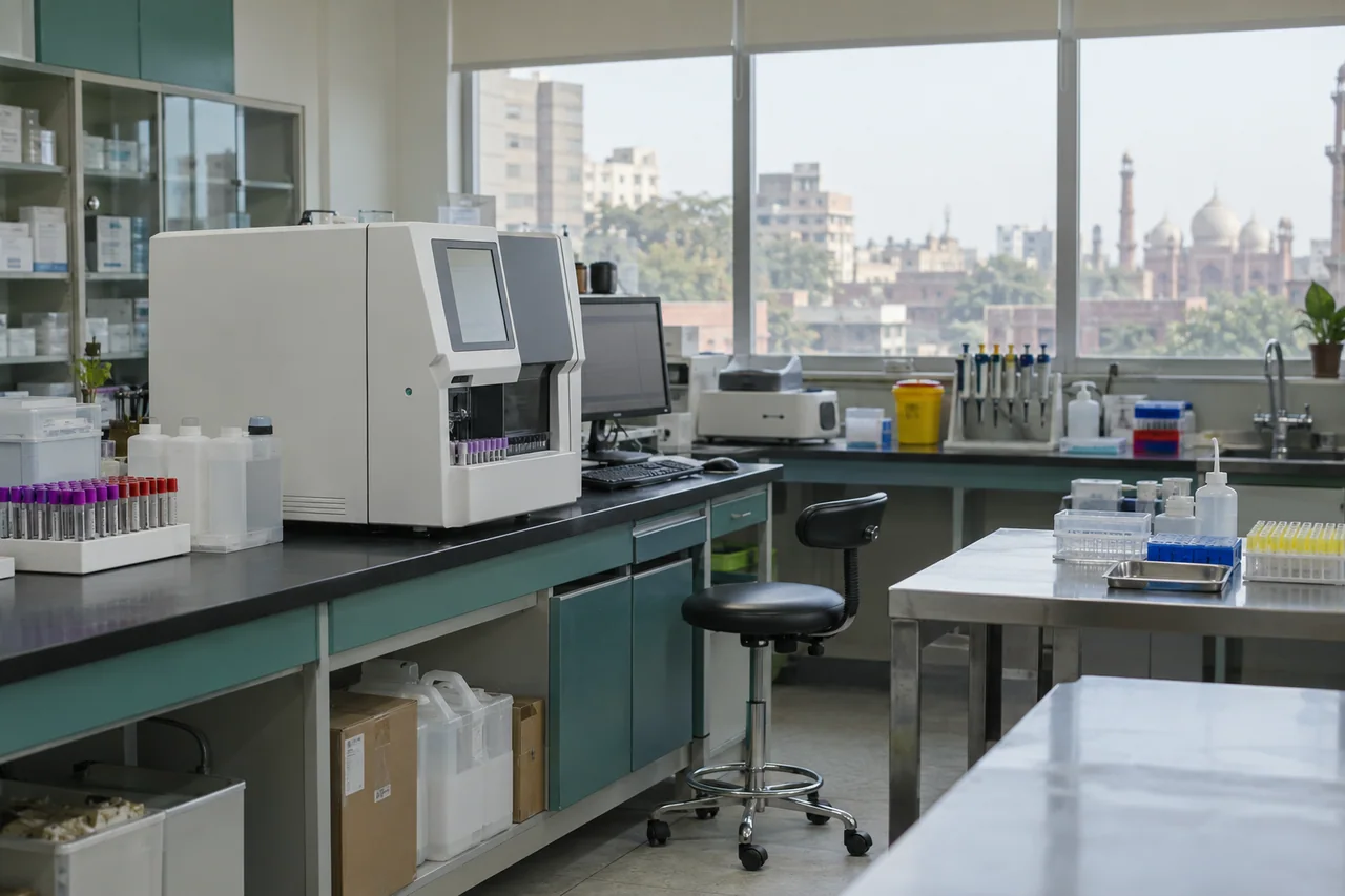 Complete diagnostic laboratory workbench